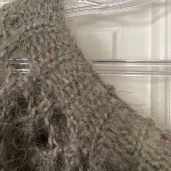 Shrug Poncho Crochet - Grey - Picture 12 of 14